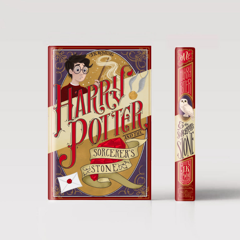 Offers Harry Potter Hardcover Collection with Nerdy Ink Custom Dust Jackets