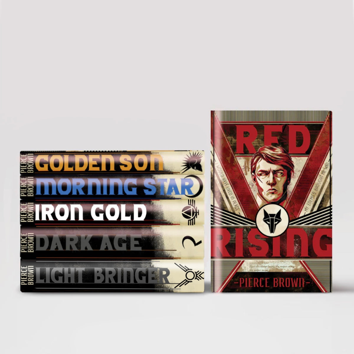 Red Rising Dust Jackets – Nerdy Ink