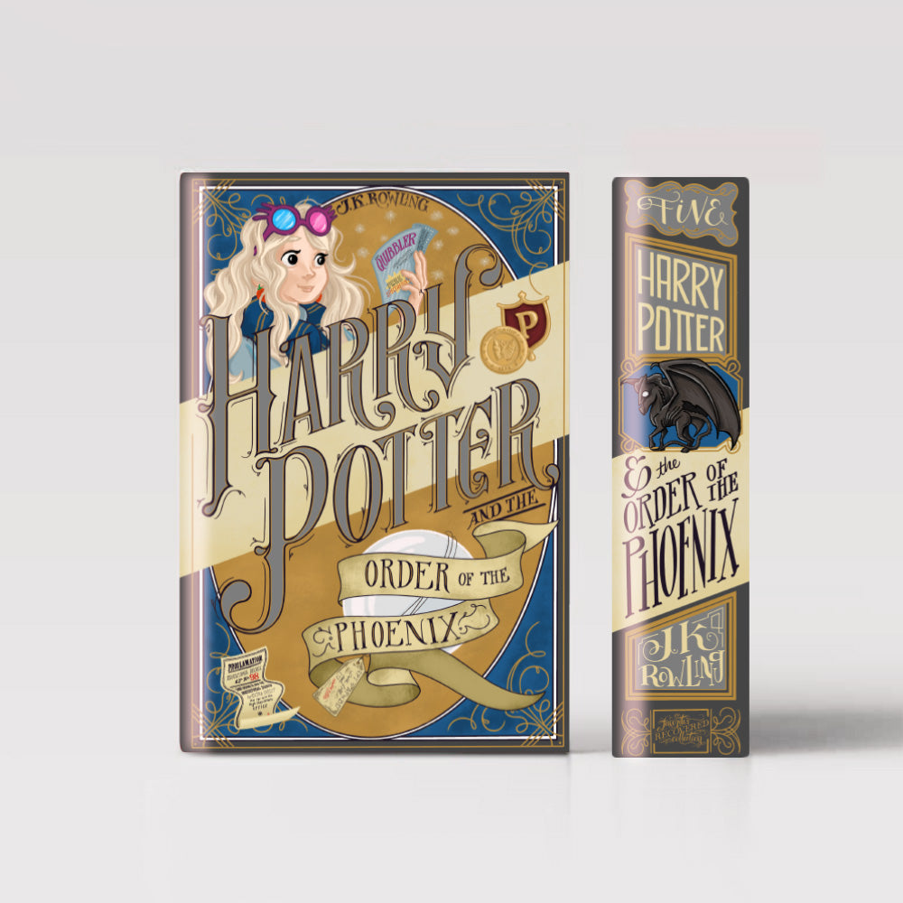 Offers Harry Potter Hardcover Collection with Nerdy Ink Custom Dust Jackets